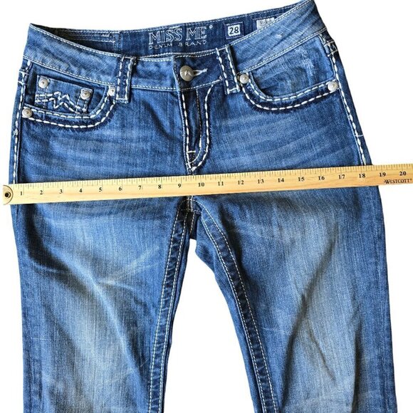 Miss Me Sunny Skinny Deep Stitch Women’s Jeans size 28 - Picture 6 of 12